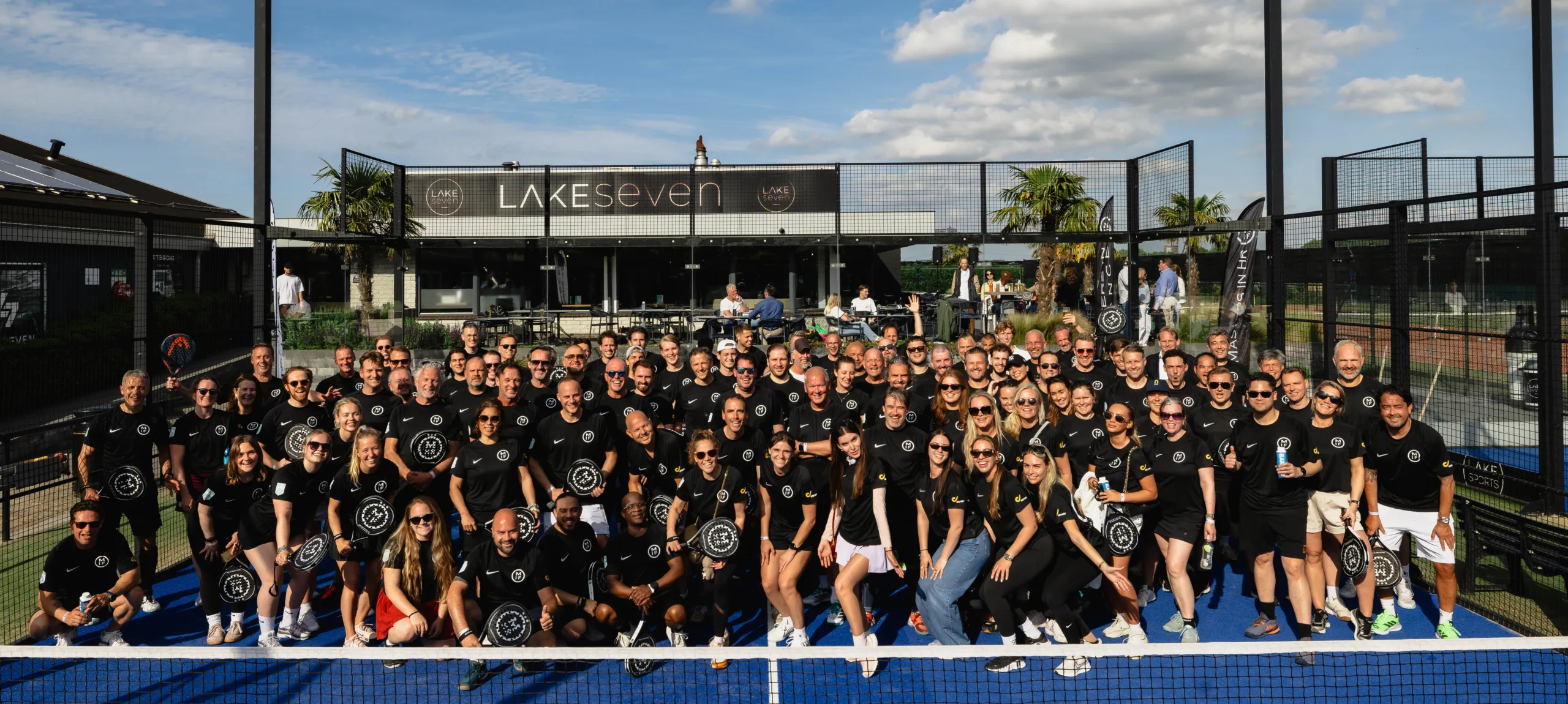 Padel evenement the Masters van Masters in Finance. Relatie event
