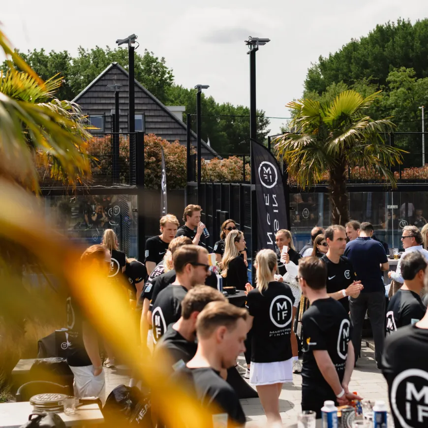 Padel evenement the Masters van Masters in Finance